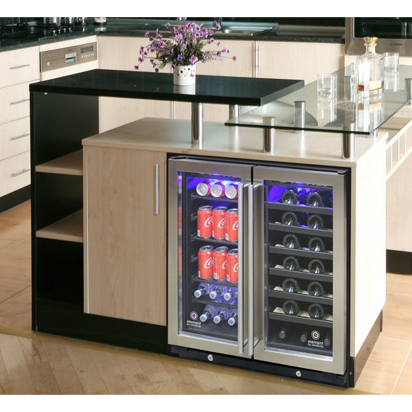 Vinotemp Connoisseur Series DualZone 30" Wine and Beverage Cooler Wayfair